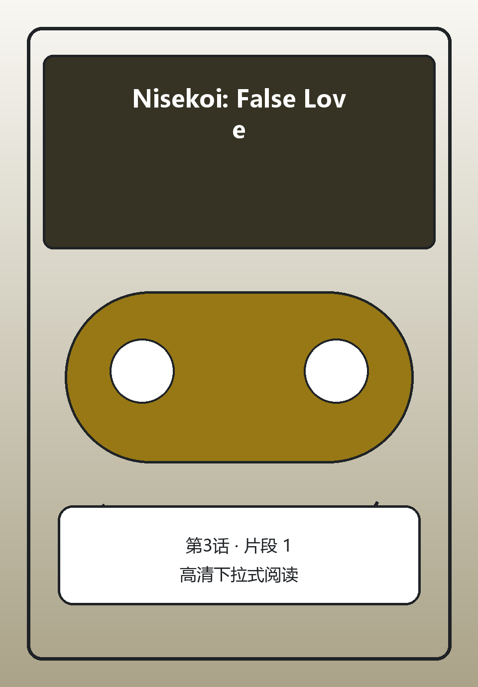 Nisekoi: False Love第3话第1页